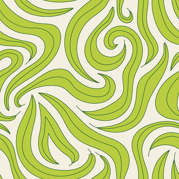 Abstracto hojas verdes patrón sin costuras papel tapiz floral natural fondo tropical