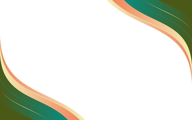 Abstracto Ilustración de fondo verde y amarillo