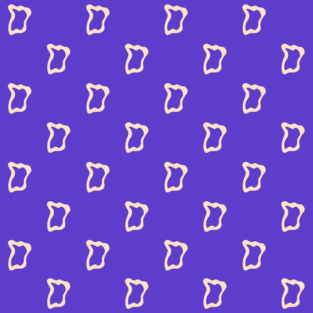 Abstracto Letra fundida D Vector patrón sin costura