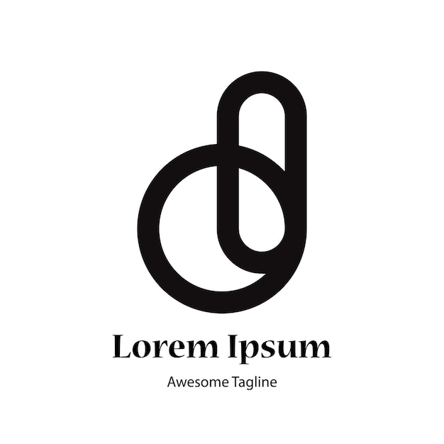 Abstracto letra inicial D y S plantilla de diseño de logotipo Icono para negocios de lujo elegante simple