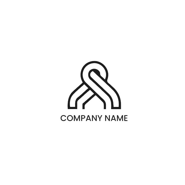 Abstracto letra Un logotipo diseño iconos para negocios de lujo elegante simple Una letra Logotipo