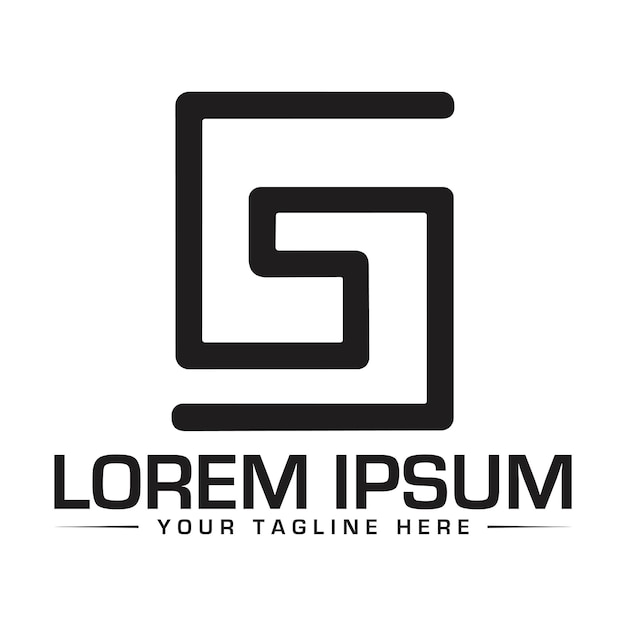 Abstracto letra S logotipo Usable para negocios y logotipos de marca Plantilla de diseño de logotipo de vector plano