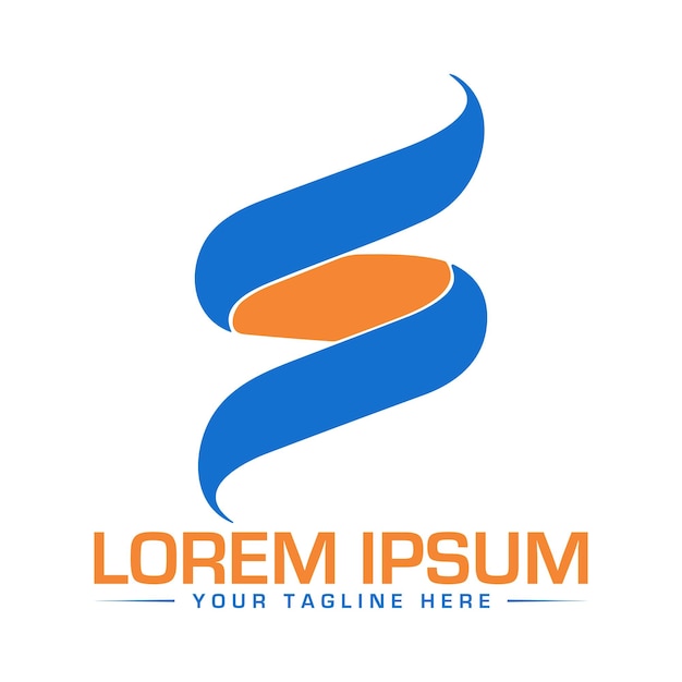 Abstracto letra S logotipo Usable para negocios y logotipos de marca Plantilla de diseño de logotipo de vector plano