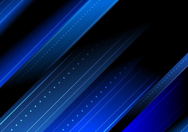 Abstracto Línea de fondo arte a rayas azul movimiento brillante en un patrón de fila Concepto de velocidad tecnológica