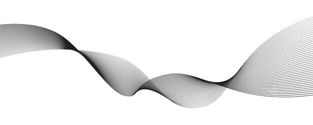 Abstracto Línea de fondo de estilo futurista Patrón de onda fluida Curva tridimensional de medio tono Vector de tecnología c