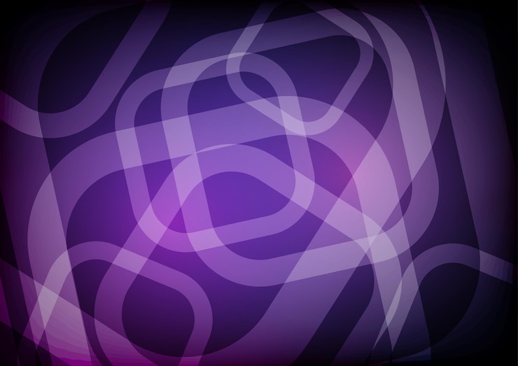 Vector abstracto líneas desordenadas caos simetría fondo púrpura oscuro