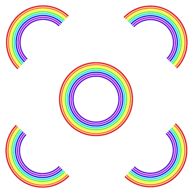 Abstracto de líneas geométricas brillantes de fondo Moderno patrón de líneas circulares brillantes Tecnología futurista