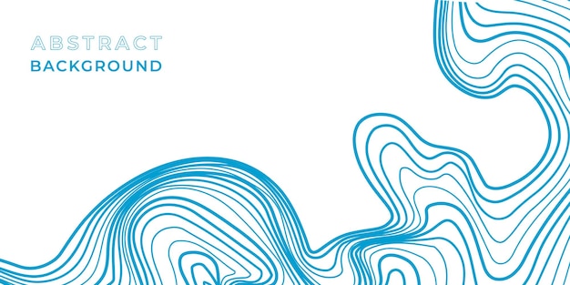 Abstracto líneas de olas azules fondo pancarta de olas de agua Día Mundial del Agua Ilustración vectorial