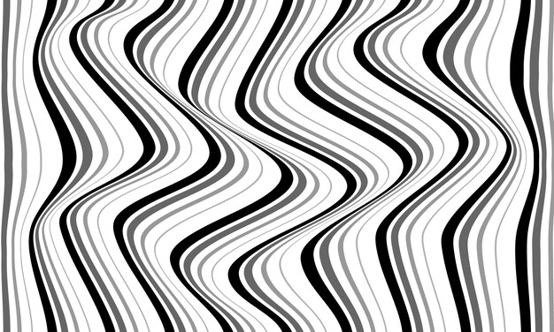 Abstracto de las líneas onduladas