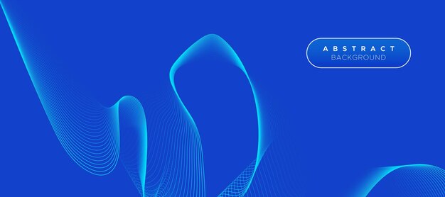 Abstracto Líneas a rayas Diseño de fondo de negocio de ondas Moderno Futurista Línea de líneas onduladas Patrón de fondo Tecnología Geometría Transmisión de fondo para la ciencia Banner Música portada del sitio web encabezado