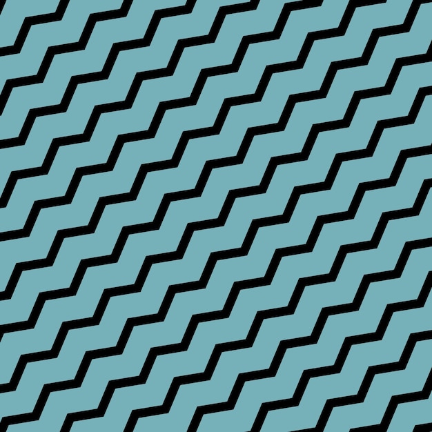 Abstracto líneas en zigzag colorido patrón geométrico sin costuras fondo diseño de ilustración vectorial