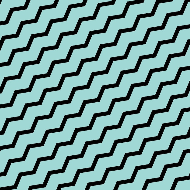 Abstracto líneas en zigzag colorido patrón geométrico sin costuras fondo diseño de ilustración vectorial