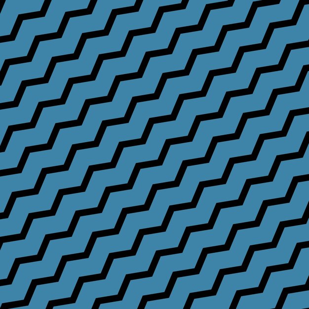 Abstracto líneas en zigzag colorido patrón geométrico sin costuras fondo diseño de ilustración vectorial