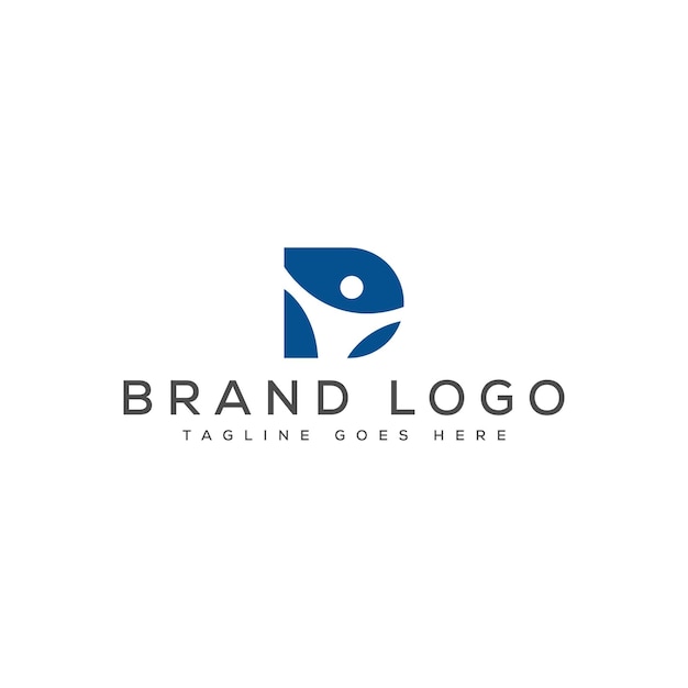 Abstracto Logotipo de la letra D humana