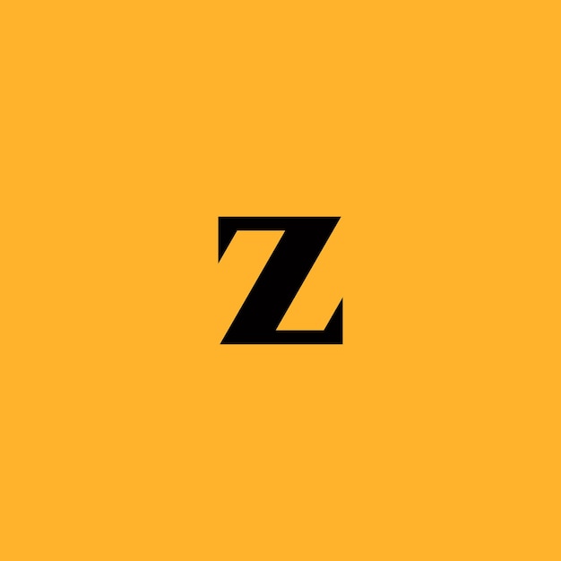 Abstracto Logotipo de la letra Z con plantilla de diseño de íconos vectoriales de forma moderna