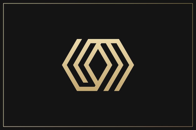 Abstracto Logotipo de la marca de aplicaciones digitales