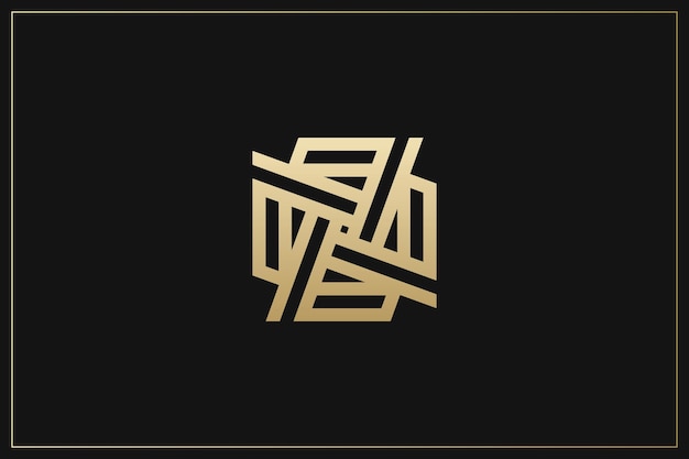 Abstracto Logotipo de la marca de aplicaciones digitales