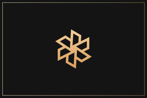 Abstracto Logotipo de la marca de aplicaciones digitales