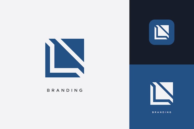 Abstracto Logotipo de la marca de aplicaciones digitales