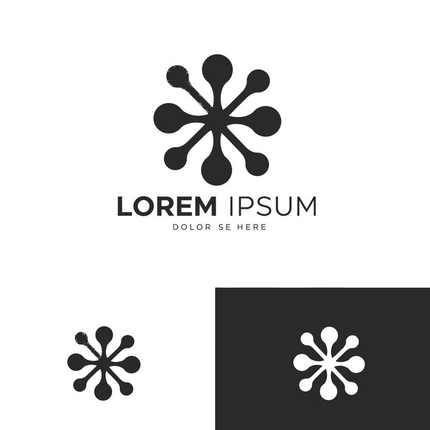 Abstracto Logotipo de la red