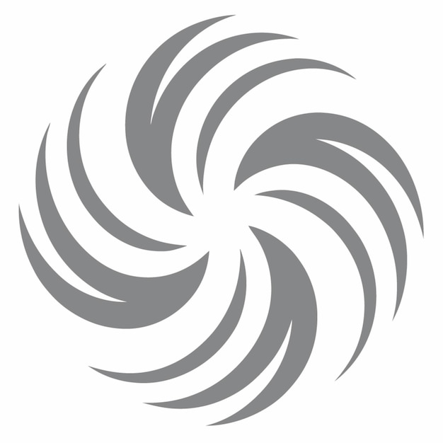 Abstracto El logotipo del remolino gris