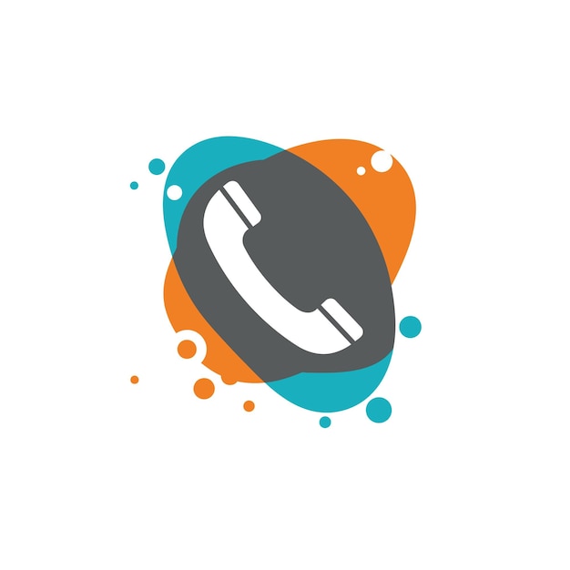 Abstracto del logotipo del teléfono