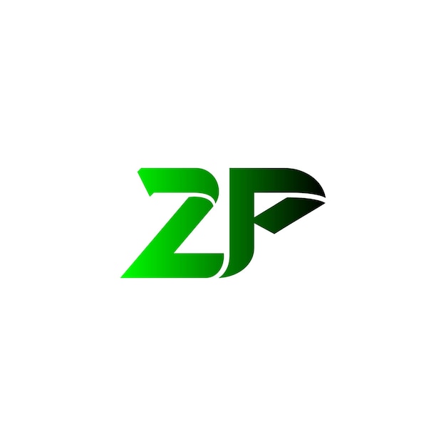 Vector abstracto del logotipo de zd