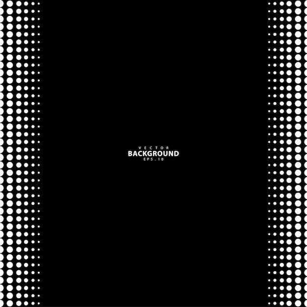 Abstracto medio tono con fondo punteado Futurista patrón grunge onda de puntos óptica moderna