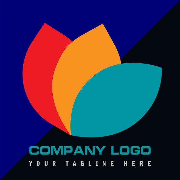 Abstracto mejor diseño de logotipo de negocios modernos formato vectorial