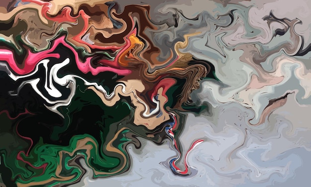 Abstracto modelo de fondo de mármol fluido espacio de copia diseño de fondo de arte de remolino contemporáneo