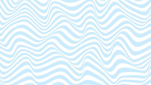 Abstracto Modelo de línea ondulada azul claro Diseño vectorial de fondo para diseños modernos