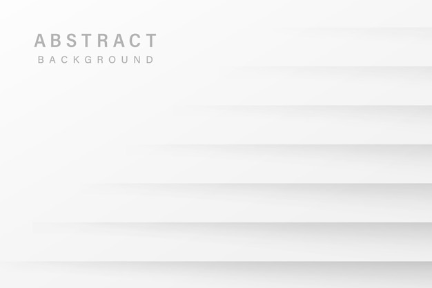 Abstracto moderno blanco geométrico textura de sombra ilustración vectorial fondo