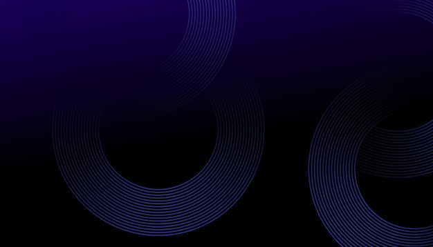 Abstracto Moderno Fondo azul oscuro con líneas de gradiente circular en un estilo minimalista Perfecto para tecnología empresarial o diseños creativos