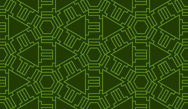 abstracto moderno verde tecnología digital temática de patrones sin fisuras