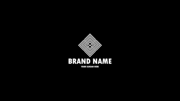 Abstracto monograma logotipo diseño vectorial icono logotipo adecuado para la idea su marca negocio