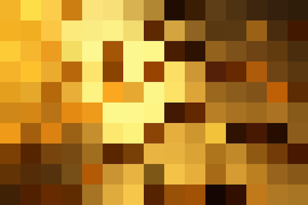 Abstracto de mosaico en colores dorados Fondo