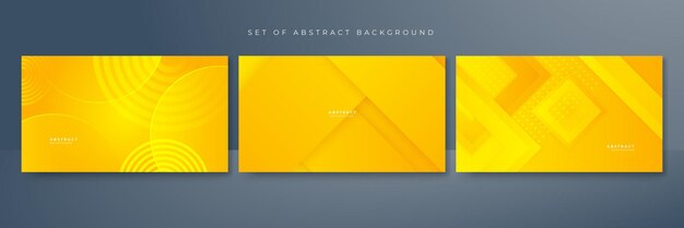 Abstracto naranja amarillo formas tecnología vectorial fondo para el diseño folleto sitio web volante naranja geométrico papel tapiz abstracto para cartel presentación de certificado página de aterrizaje