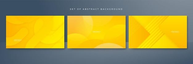 Abstracto naranja amarillo formas tecnología vectorial fondo para el diseño folleto sitio web volante naranja geométrico papel tapiz abstracto para cartel presentación de certificado página de aterrizaje