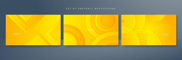 Abstracto naranja amarillo formas tecnología vectorial fondo para el diseño folleto sitio web volante naranja geométrico papel tapiz abstracto para cartel presentación de certificado página de aterrizaje