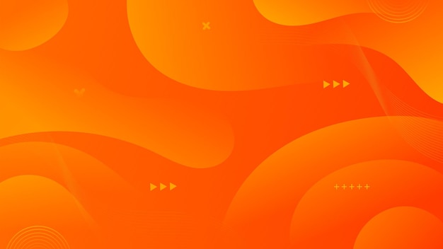 Abstracto Naranja Fondo con formas onduladas adecuado para folletos de sitios web carteles