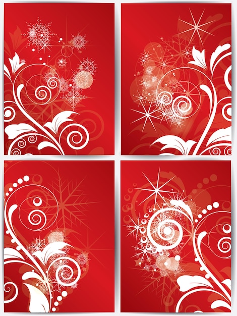 Abstracto de Navidad de invierno de fondo para el año nuevo