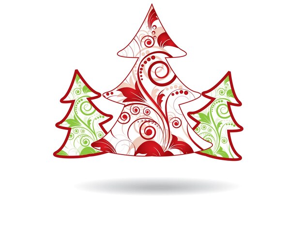 Abstracto de Navidad de invierno de fondo para el año nuevo