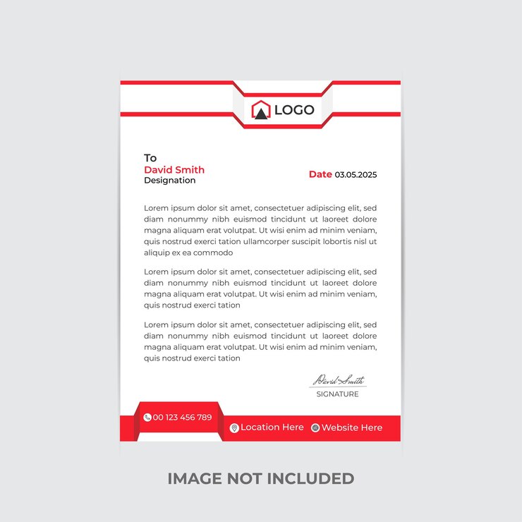 Abstracto de negocios corporativos diseño elegante de plantillas de papel de carta para marketing