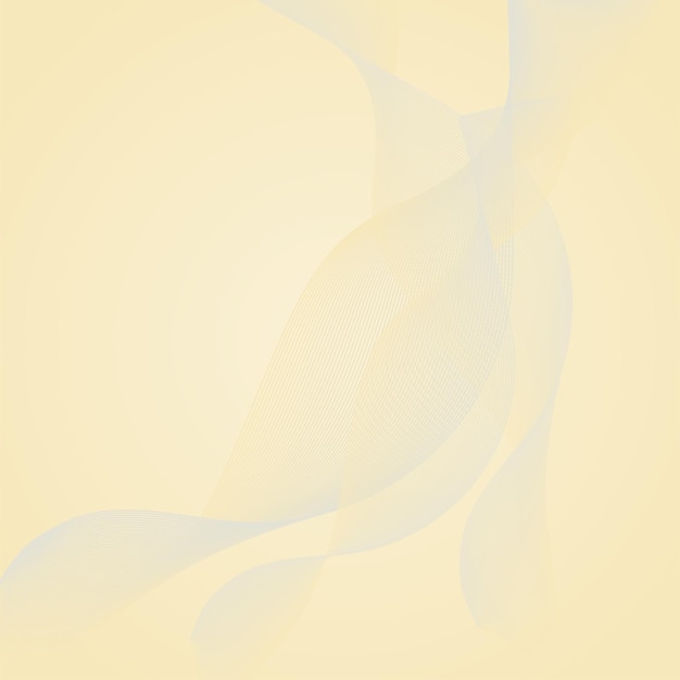 Abstracto Ola suave de medio tono gris sobre un fondo amarillo claro Diseño inclinado torcido curvo