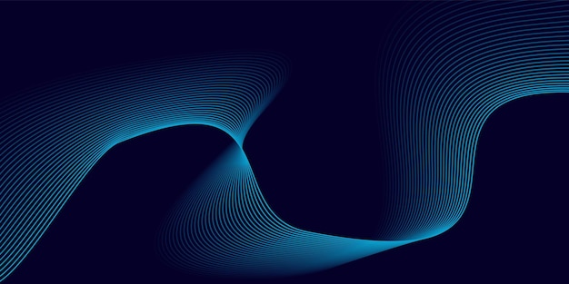 Abstracto Olas azules de fondo