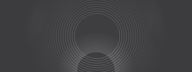 Abstracto ondulando círculos negros líneas tecnología fondo blanco líneas brillantes forma geométrica brillante