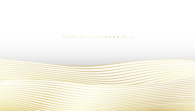 Abstracto oro lujoso fondo de color con líneas diagonales para su diseño moderno concepto de lujo ilustración vectorial