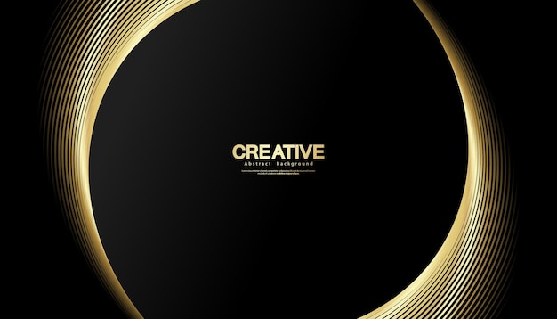 Abstracto oro lujoso línea de onda fondo simple textura fo