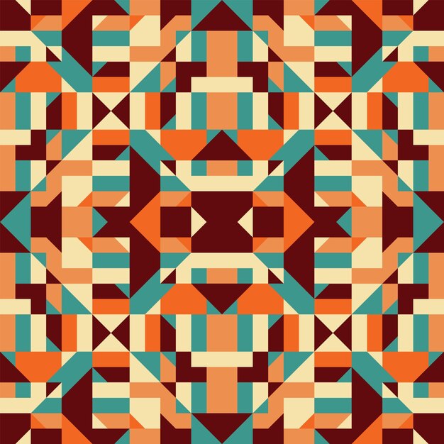 Abstracto Patrón de caleidoscopio geométrico
