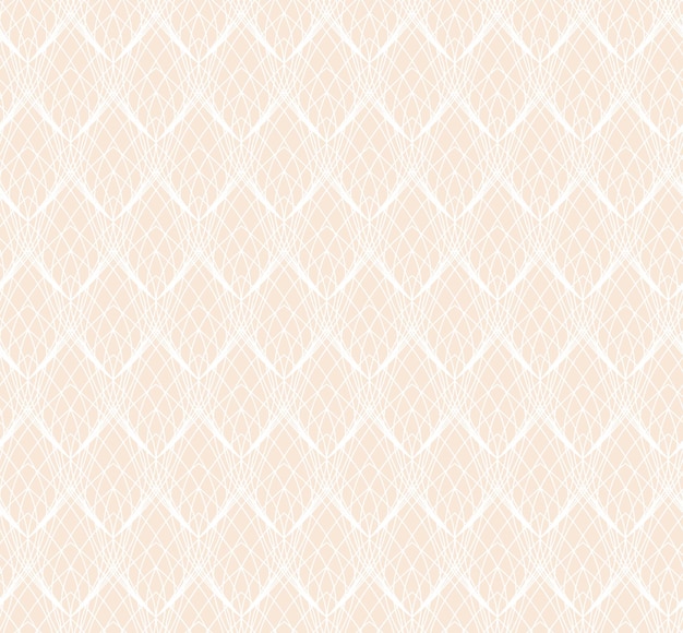 Abstracto Patrón sin costuras de encaje blanco sobre fondo rosado